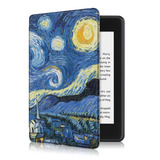 Capa Novo Kindle Paperwhite 4 (10ªg) Van Gogh + 4 Brindes