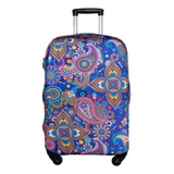 Capa P/ Mala Basic Estampa Paisley Luggio P 10466