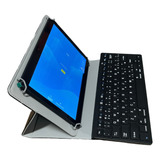 Capa P/ Tablet Positivo Tab Q10 + Teclado Bluetooth Compacto