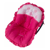 Capa Para Bebê Conforto Balões Pink Com Rosa Menina