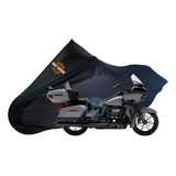 Capa Para Cobrir Harley Davidson Road Glide Tecido Com Logo