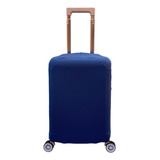 Capa Para Mala De Viagem Suplex Lisa - G - Cor Azul Marinho