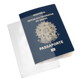 Capa Para Passaporte Em Pvc Cristal Kit C/ 4 Peças