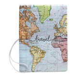 Capa Para Passaporte Mapa Mundi World
