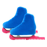 Capa Para Sapatos De Patinação No Gelo Azul Safira Tamanho L