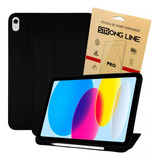 Capa Para Tablet iPad 10 10.9 Com Porta Caneta + Película 