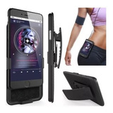 Capa Para iPhone 13 Pro Max Com Clip Cintura + Suporte