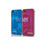 Capa Para iPhone 4 Youts - Armour Love Series (kit Com 2)