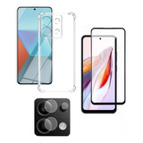 Capa + Pelicula 3d + Camera P/ Xiaomi Redmi Note 13 Pro 5g