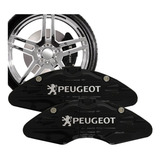 Capa Pinça Freio Peugeot 206 207 208 307 308 Rcz Preta Par