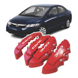 Capa Pinça Freio Tuning 4 Peças Honda Civic 2008-10