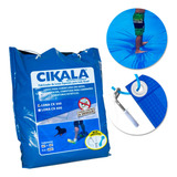 Capa Piscina 15 Em 1 Pvc 500 Segurança+térmica 6,5x3,5 Mt