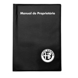Capa Porta Manual Proprietário Alfa Romeo Pvc Preto P.