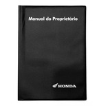 Capa Porta Manual Proprietário Honda Moto Pvc