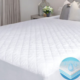 Capa Protetor Colchão King Impermeável Ultrasonic Premium Cor Branco Desenho Do Tecido Liso