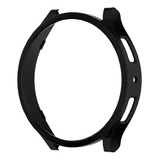 Capa Protetora Case Sem Pelicula Embutida Compativel Com Samsung Galaxy Watch 4 5 E 6 44mm R870 / R875 / R910 / R915 / R940 / R945- Cor Preto