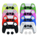 Capa Protetora Silicone Controle Ps5 + Par Grip Brinde