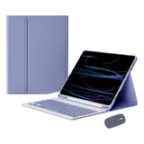 Capa Protetora + Teclado Sem Fio + Mouse Para Galaxy Tab A9