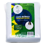 Capa Quimica P/ Tintura E Corte - 1,00 Cm X 1,20 Cm - 50 Und Cor Branco Liso