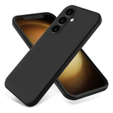 Capa Silicone Aveludada Para Galaxy A25 5g Cor Preto