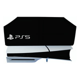 Capa Skin Para Ps5 Slim - Horizontal - Preta 