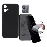 Capa Slim Fosca + Pl Fosca Privacidade +p Cam Para Moto G84 