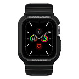 Capa Spigen Rugged Armor Pro Apple Watch Series 6/5/4 (40mm) Cor Da Caixa Preto Cor Da Pulseira Preto
