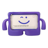 Capa Tablet 7 Polegadas Universal Infantil Emborrachada Cor Roxa