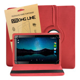 Capa Tablet Multilaser M10a M10 Giratória Durável + Pelicula