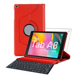 Capa Tablet Teclado Para Samsung Tab A8 T290t295 Pelicula