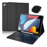 Capa Tablet+teclado+mouse Para iPad 10.2'' 9ª