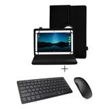 Capa + Teclado E Mouse Bluetooth P/ Tablet Nokia T20 10,36 P