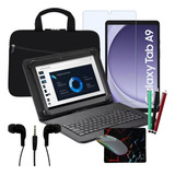 Capa Teclado Kit P/ Tablet A9 8.7 + Película + Caneta Mouse