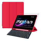 Capa Teclado Para Tablet iPad 9