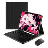 Capa + Teclado Touch +mouse Para iPad 6ª 5ª Geração/air/air2