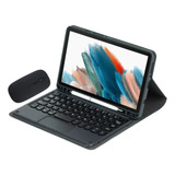 Capa + Teclado Touchpad + Mouse Bt Para Galaxy Tab A9 Plus