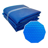 Capa Térmica 4,0 X 2,0m Azul 300 Micras Sobra De Material