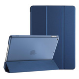 Capa Transparente Com Slot Para Caneta Para iPad 10ª Geração Cor Slot Para Caneta Três Vezes Transparente - Azul Profundo