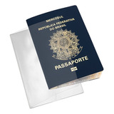 Capa Transparente Para Passaporte Protetor Kit