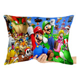 Capa Travesseiro Fronha Mario Bros Super