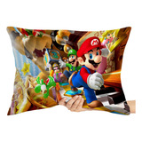 Capa Travesseiro Fronha Mario Bros Super