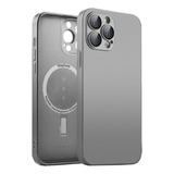 Capa Vidro Glass Capinha Para iPhone 11 A 15 Pro Max Titanio