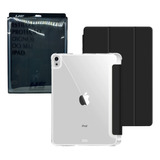 Capa iPad 10 Ger 10.9 Fundo Transparente Fosco Espaço Pencil
