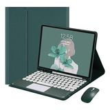 Capa+teclado Touch Redondo+mouse Para iPad Air