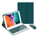 Capa+teclado+mouse Para iPad Air De 5ª E 4ª Geração 10.9
