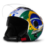 Capacete Aberto Masculino Pro Tork Patriota