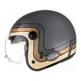 Capacete Aberto Peels Click Yesterday Custom Retro C/ Óculos