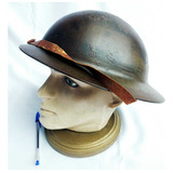 Capacete Antigo Revolução 32 Antigo Mod Inglês Ótimo Estado 