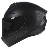 Capacete Asx Draken Solid Preto Fosco