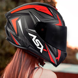 Capacete Axxis Draken Vector Esportivo Moto + Viseira Fumê